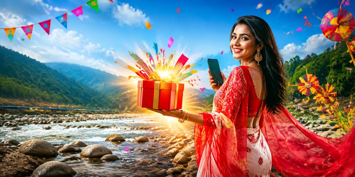 সিলেটে টস প্রেডিকশন গেমে সাড়ে পরা নারী অংশগ্রহণকারী আনন্দিত মুখে